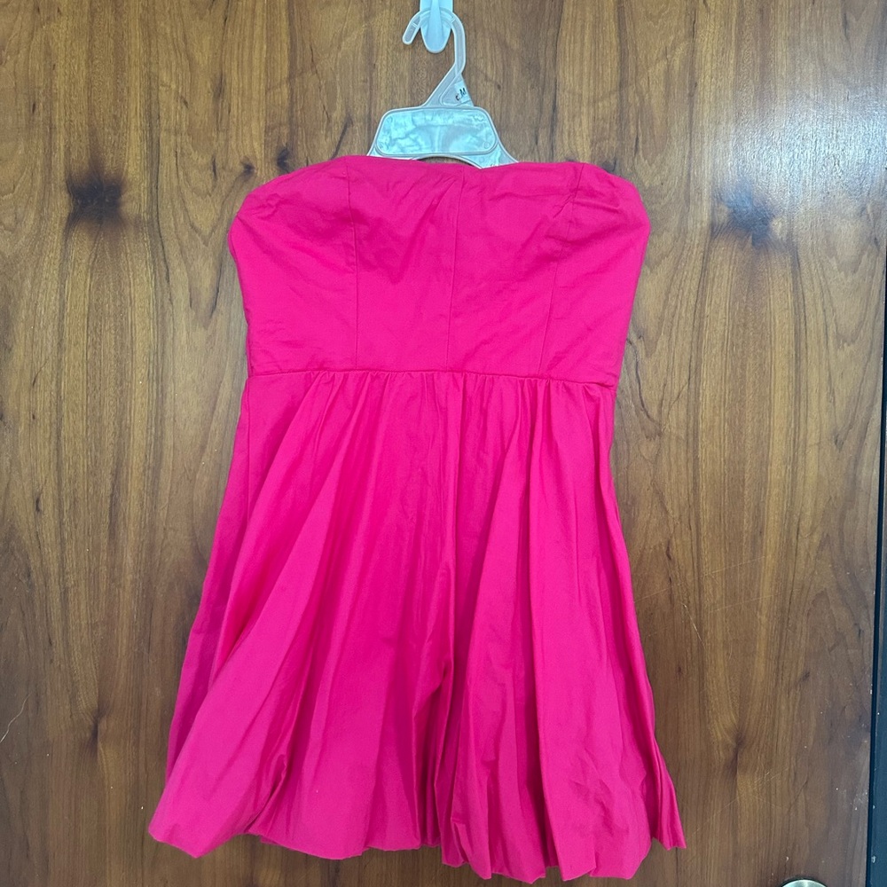 Pink Strapless Dress